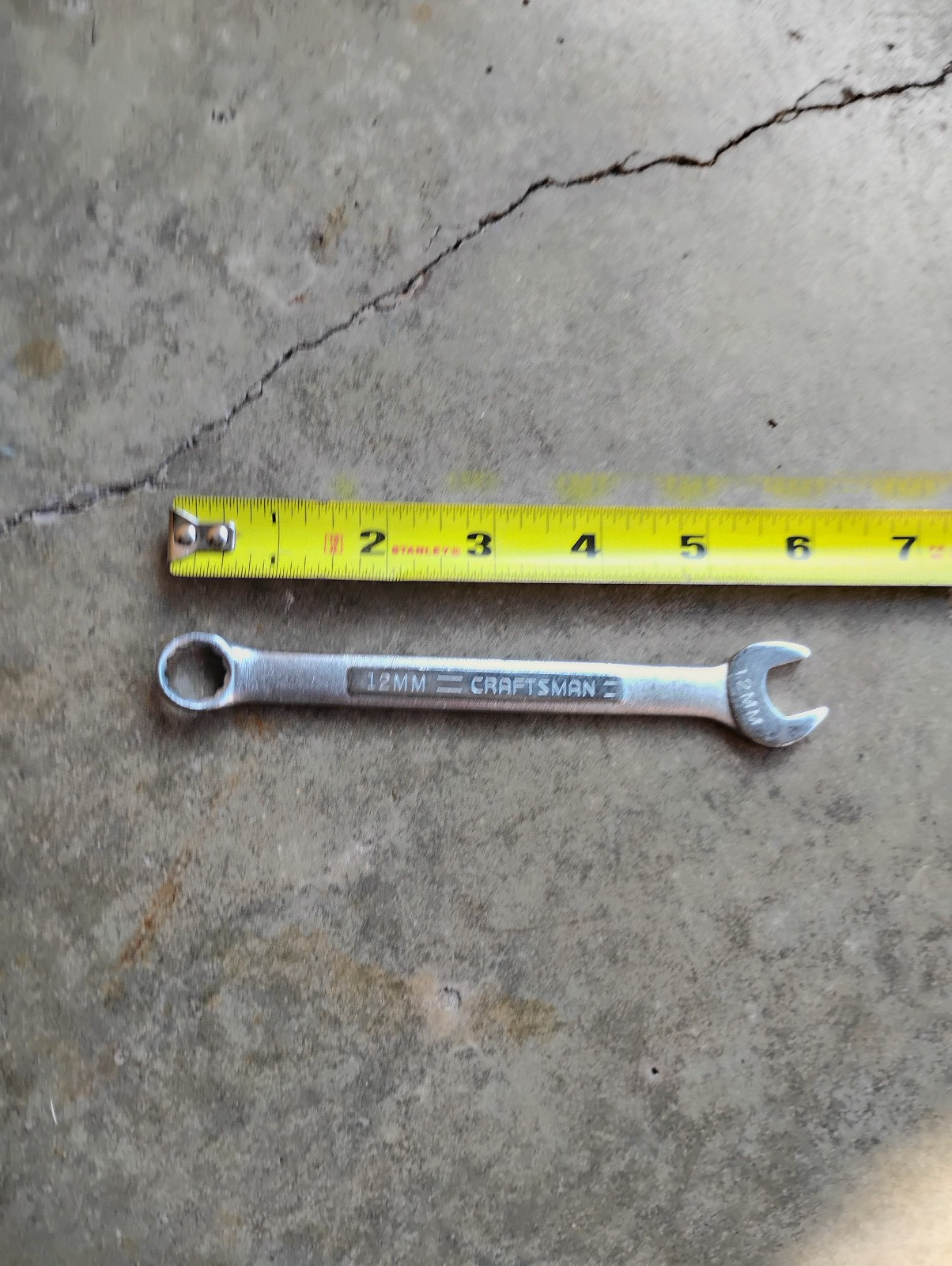 Craftsman Metric Combination Wrench 12pt 12mm 42916 -vv- USA