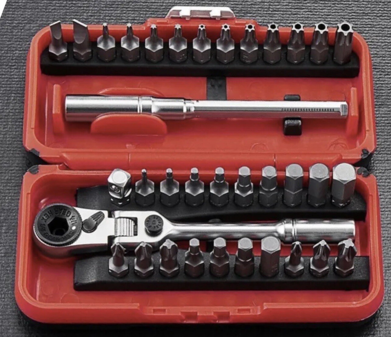 ICON Locking Flex Head Ratchet and Bit Set 35 Piece – Rare Item To Keep In Stock