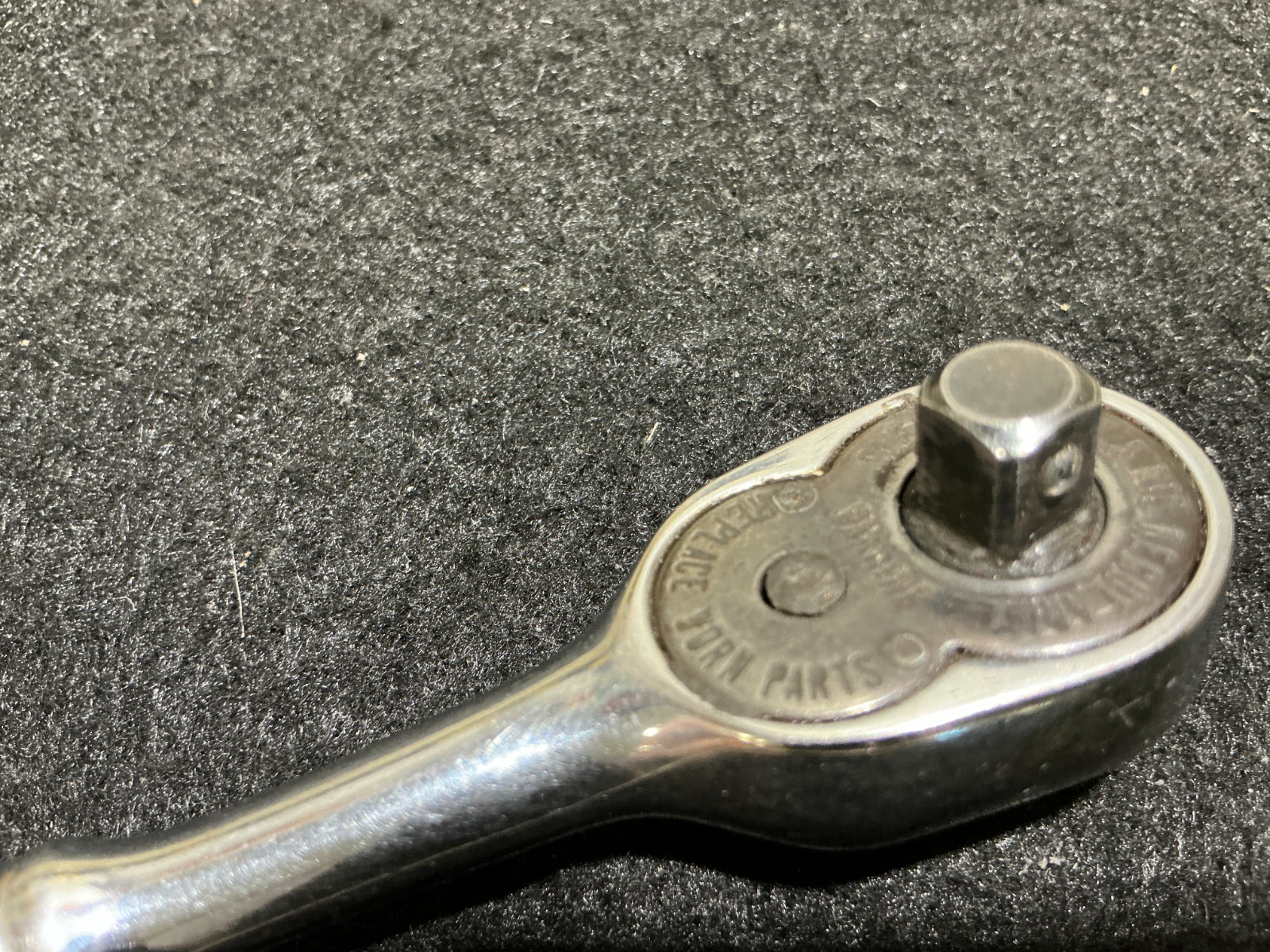 Snap-on Tools 1/4″ Drive Mini Ratchet TM70C USA ~ Initials