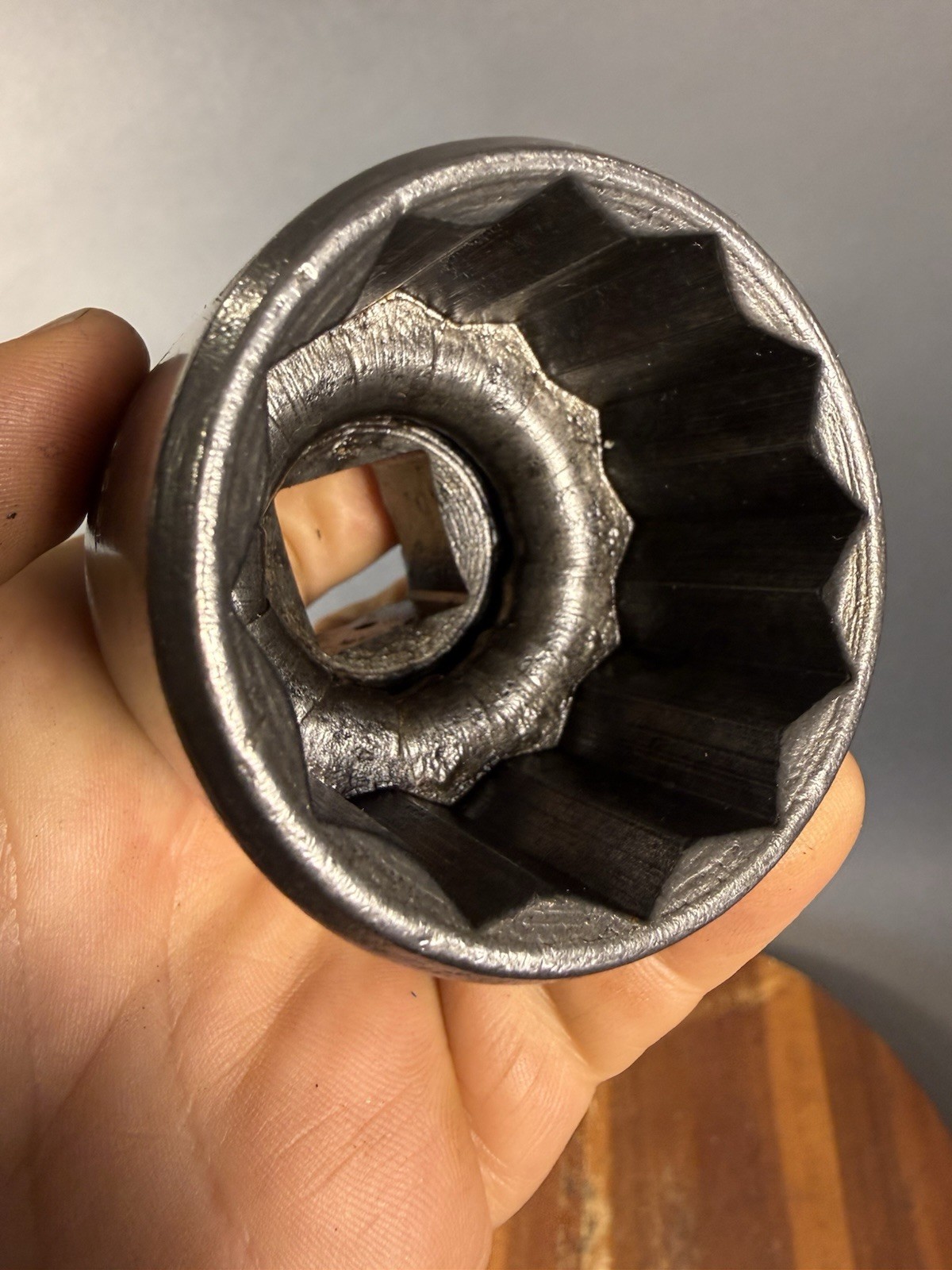 Penens Tool Corp (Proto) 1858 1-13/16″ SAE Shallow Socket 3/4″ Drive 12 Pt USA