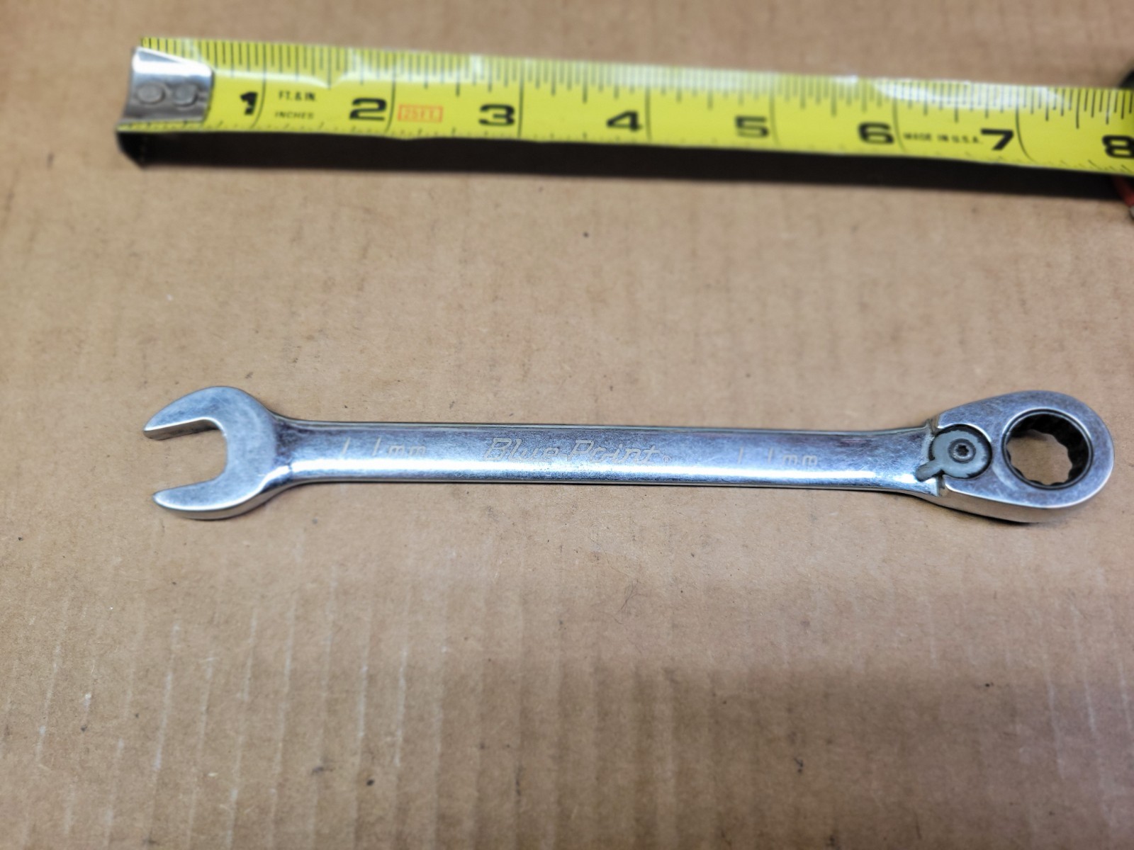Blue-point Tools 11 MM Reversible Ratcheting Combination Wrench No BOERM11