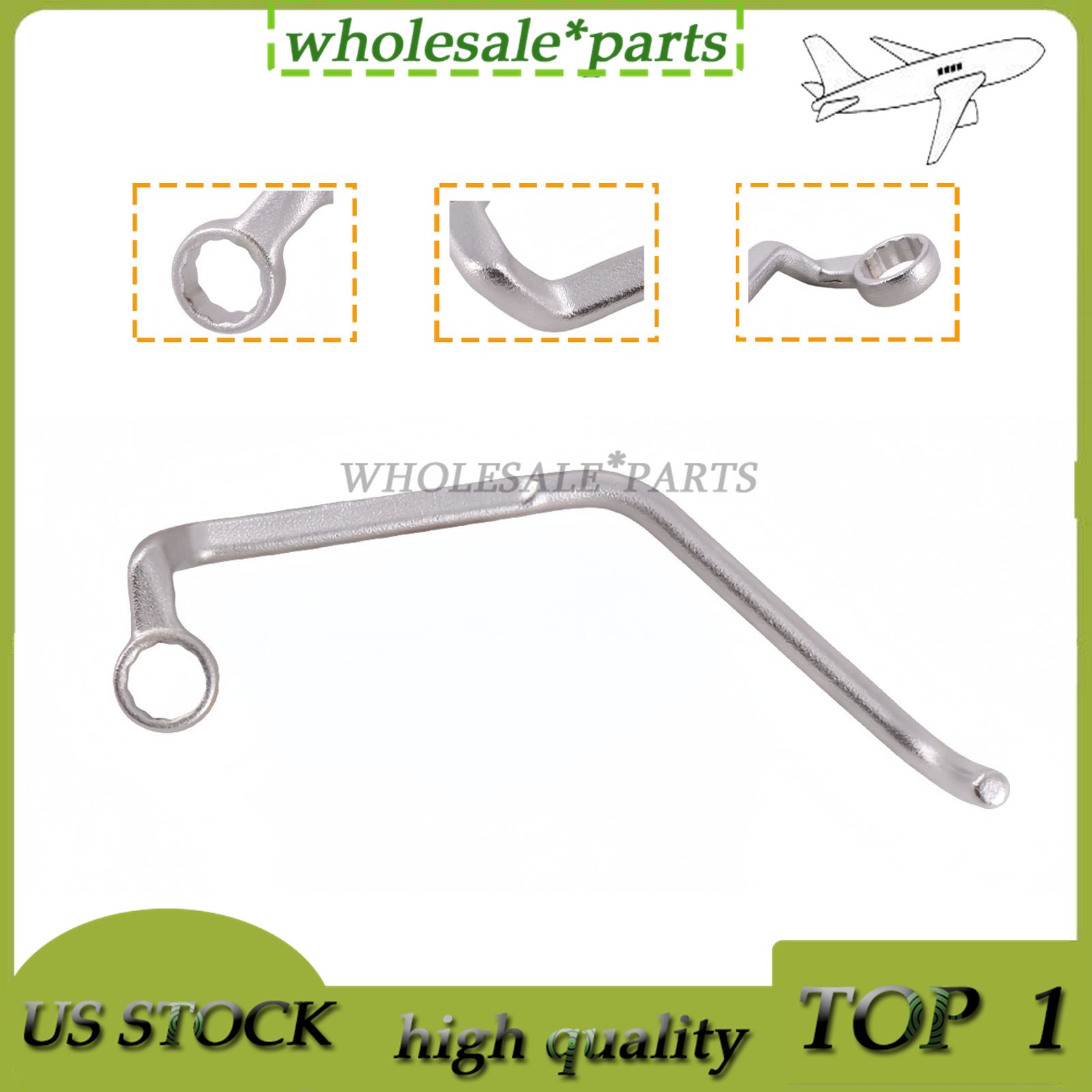 JDE80 Fits For John Deere Tractors Starter Motor Wrench 9/16″ Back Bolt Tool