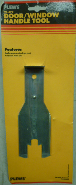 NOS! PLEWS DOOR / WINDOW HANDLE TOOL, No. 72-479