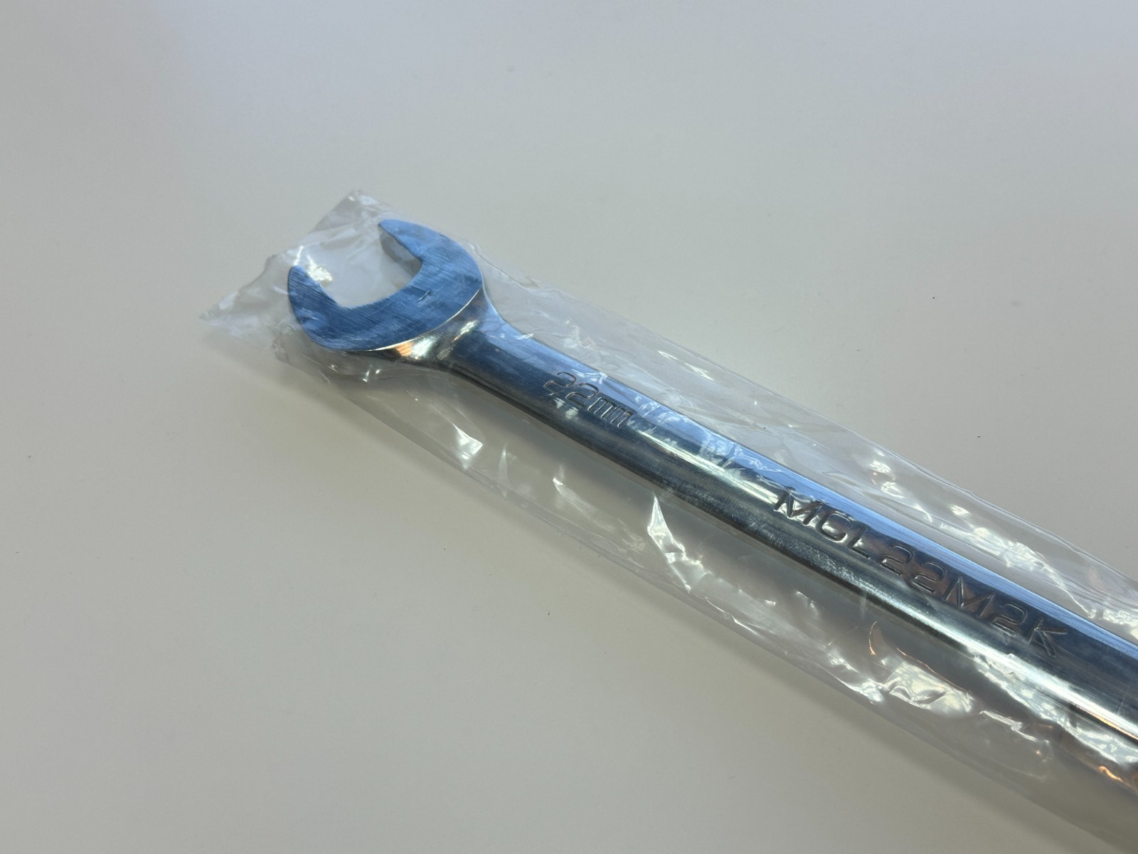 NEW Matco Tools MCL22M2K Metric 22mm LONG Combination Wrench w/ Anvil Spline Box