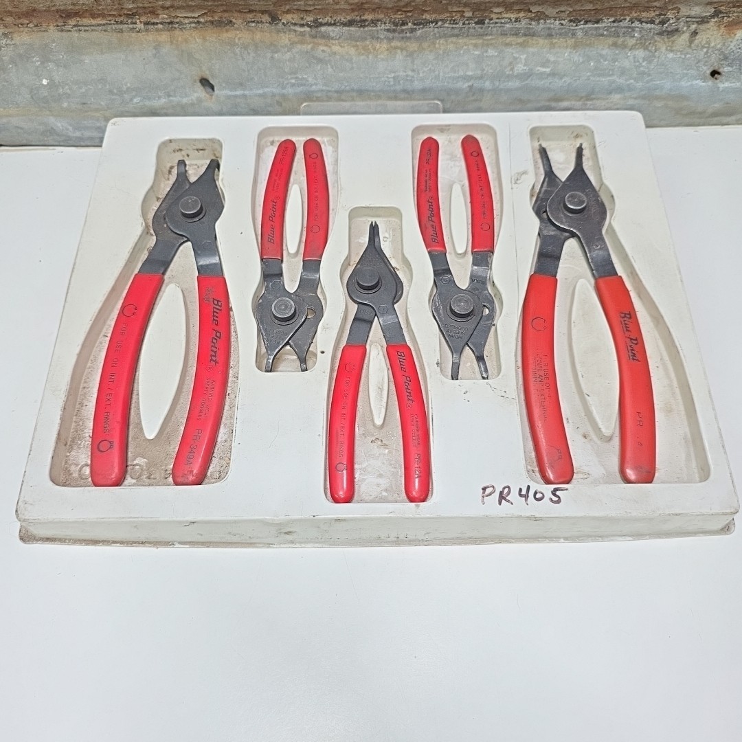 BLUE POINT SNAP RING,STRIPPER 5 PIECES PR 34A,PR12A,PR32A,PR129A,PR349A