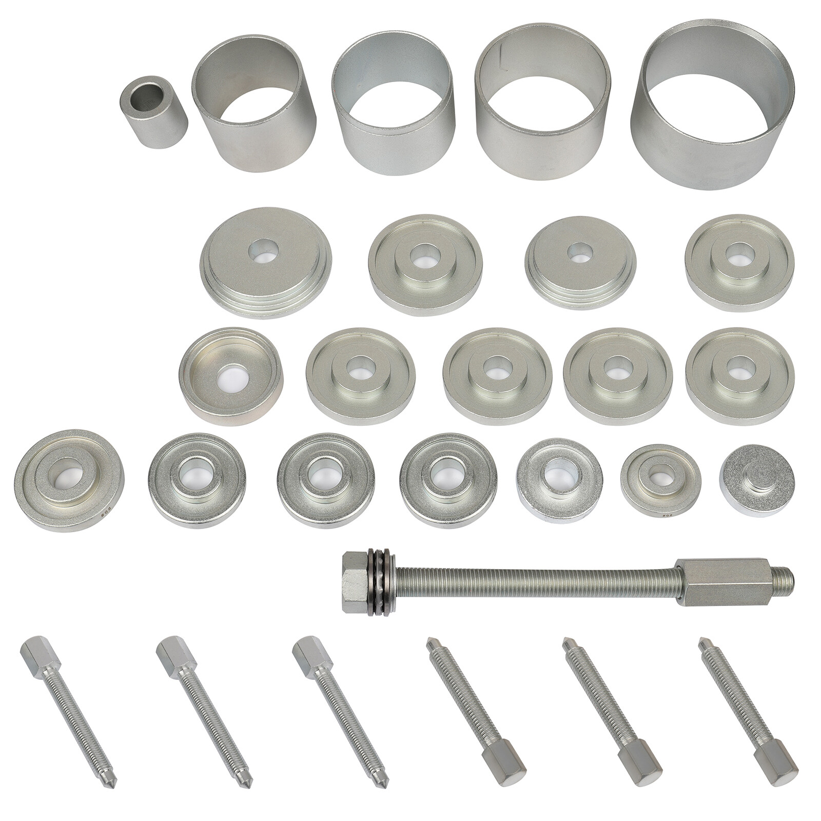 31PCS Front Wheel Drive Hub Bearing Press Adapter Puller Remover Installer Tool