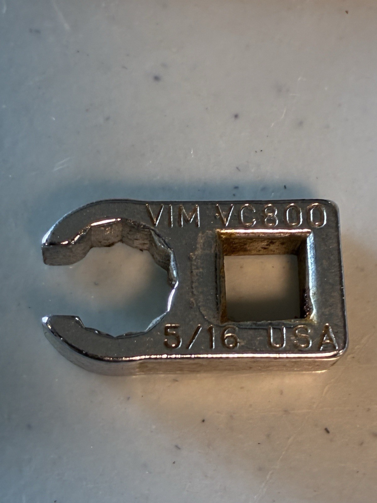783. 5/16” X 1/4” Drive Crowfoot Socket VIM VC800 Made In USA