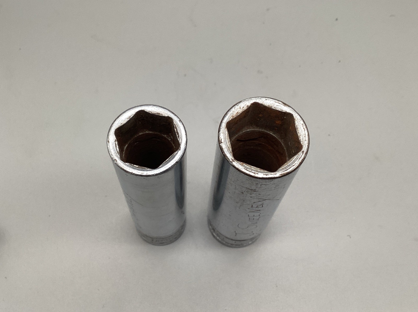 Snap On TS201 1/2” Dr 6Pt SAE 5/8” Flank Dr Deep Chrome Socket USA And Ts241