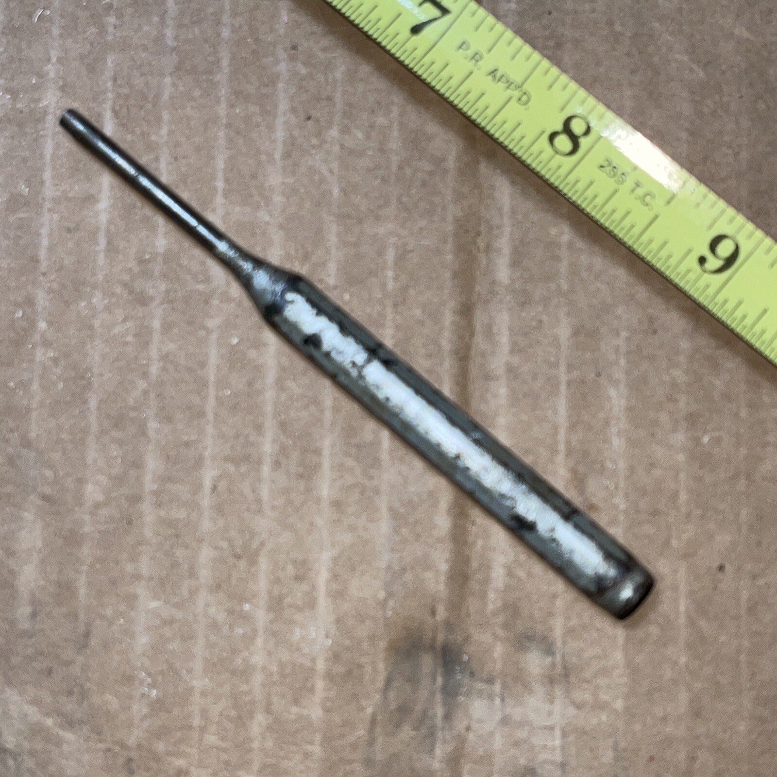 Vintage Great Neck England 4 X 1/8 center punch. 4 in long 1/8 in diameter tip