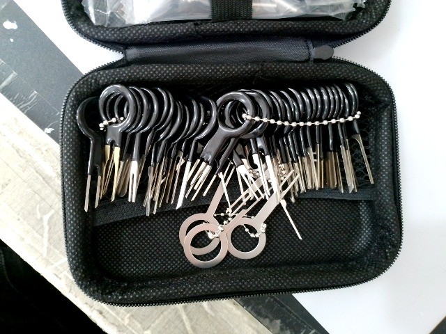 100Pcs Terminal Pin Removal Kit, Electrical Connector & Pin Extractor Tool Set
