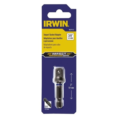IRWIN Hanson IWAF36238 Impact Performance Series Socket Adapter, 3/8″ Square