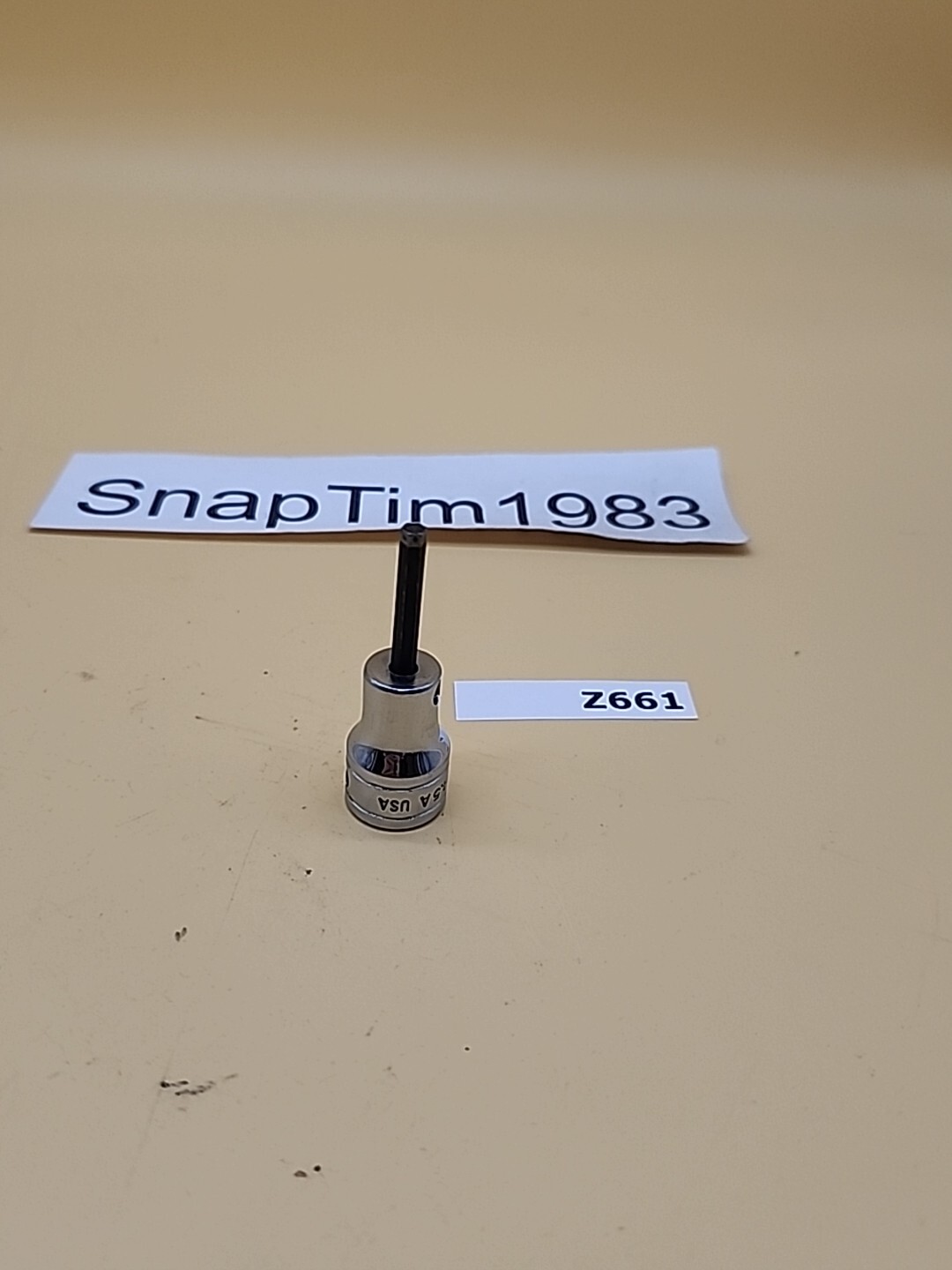 Snap-on Tools FA4.5A 3/8″ Drive 9/64″ Allen Hex Bit Socket Driver USA