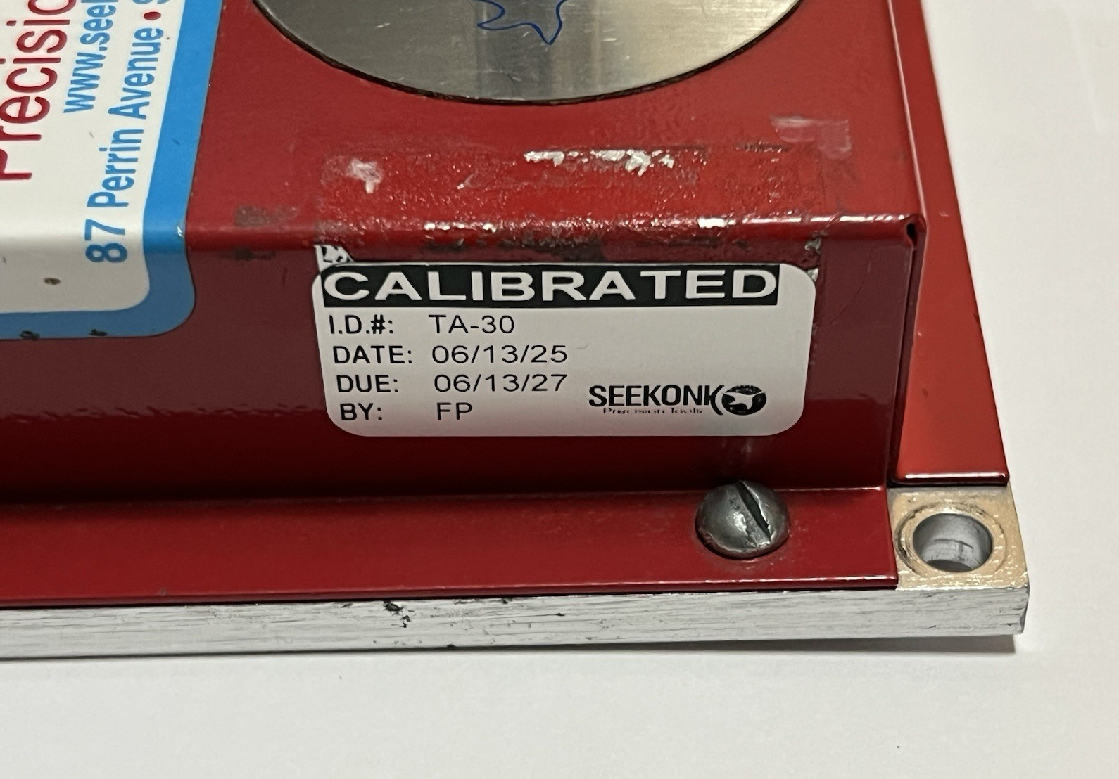 Seekonk TA-30 Torque Analyzer Gauge Precision Tool 1/4 Drive 0-30 Inch/Pounds