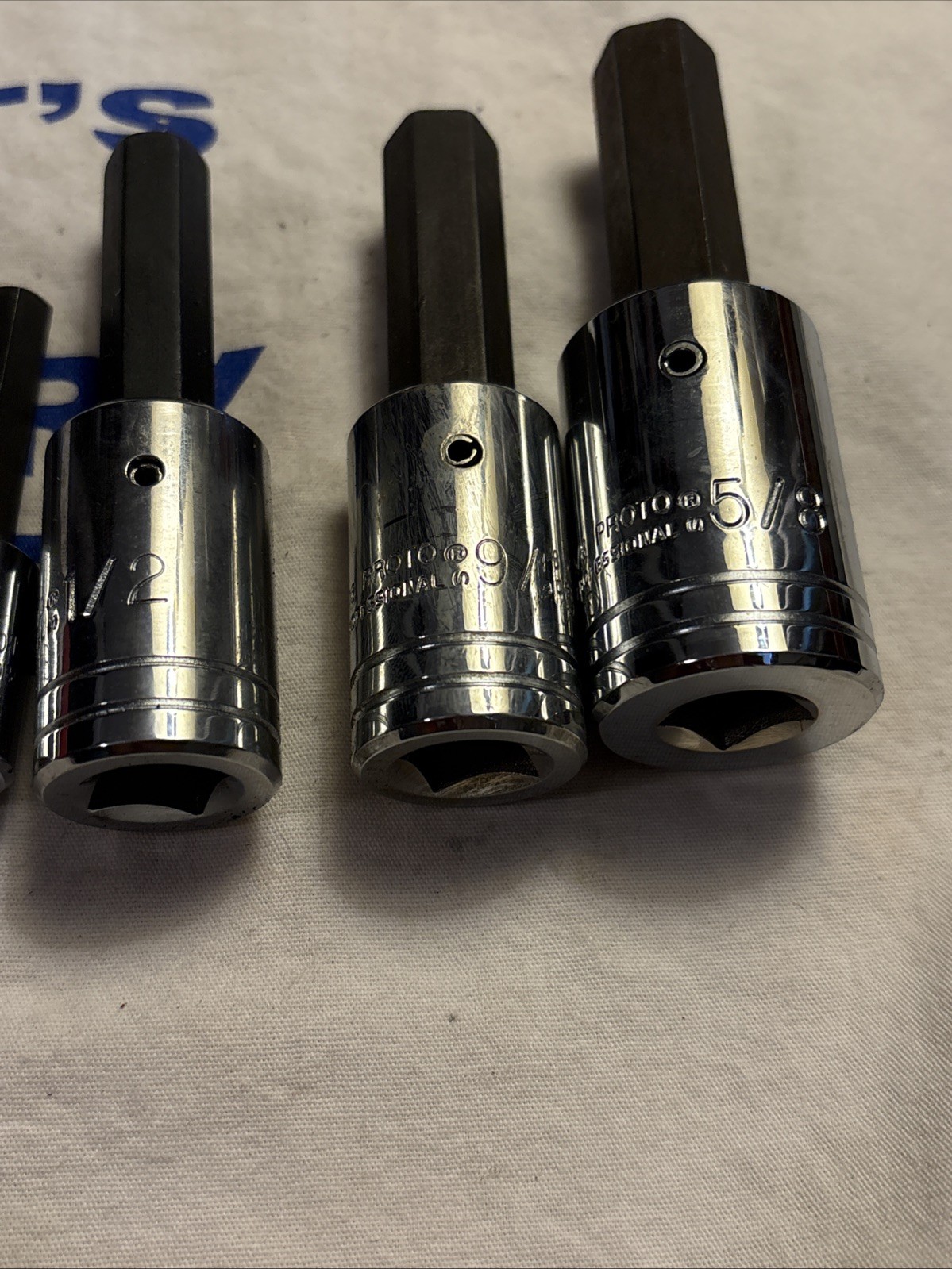 Proto Professional 1/2″ & 3/8″ Drive 10pc SAE Hex Bit Socket Set