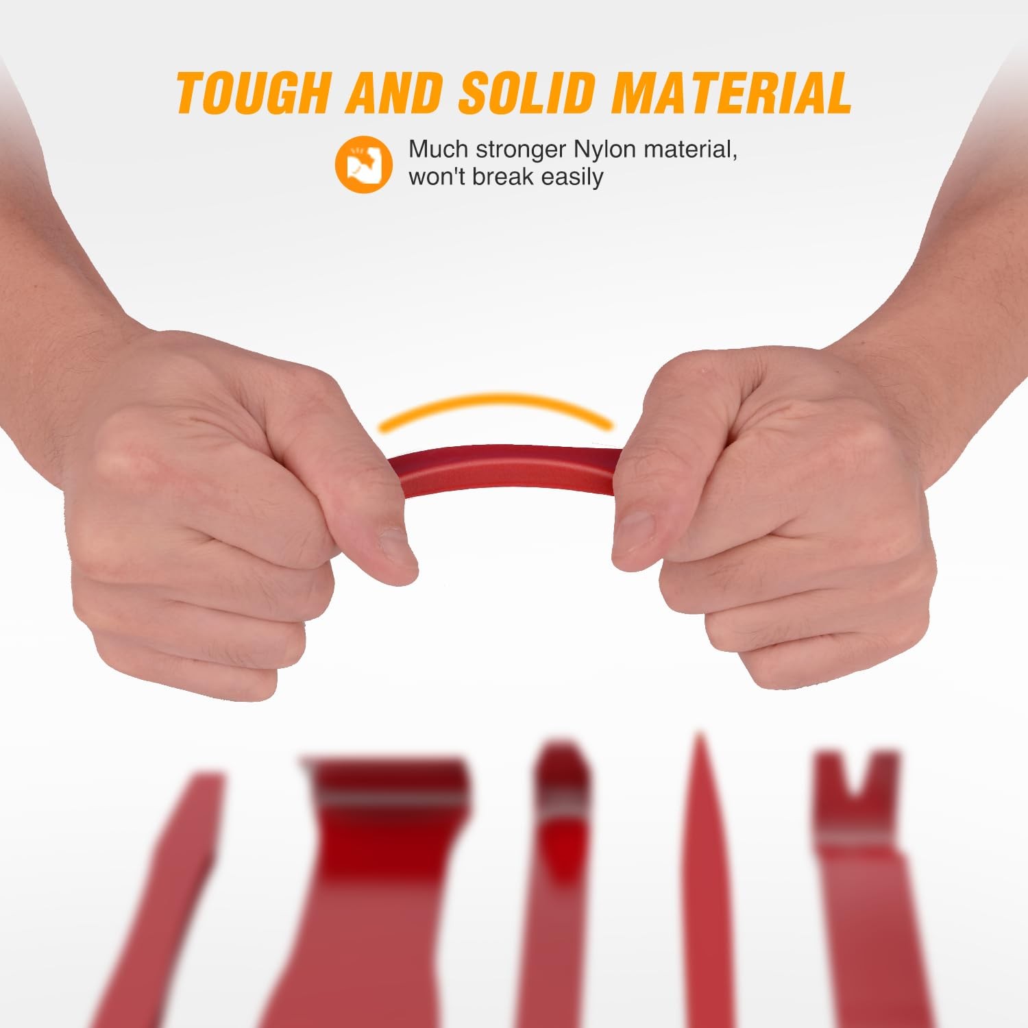 Auto Trim Removal Tool Kit 6PCS NoScratch Car Fastener Remover Set