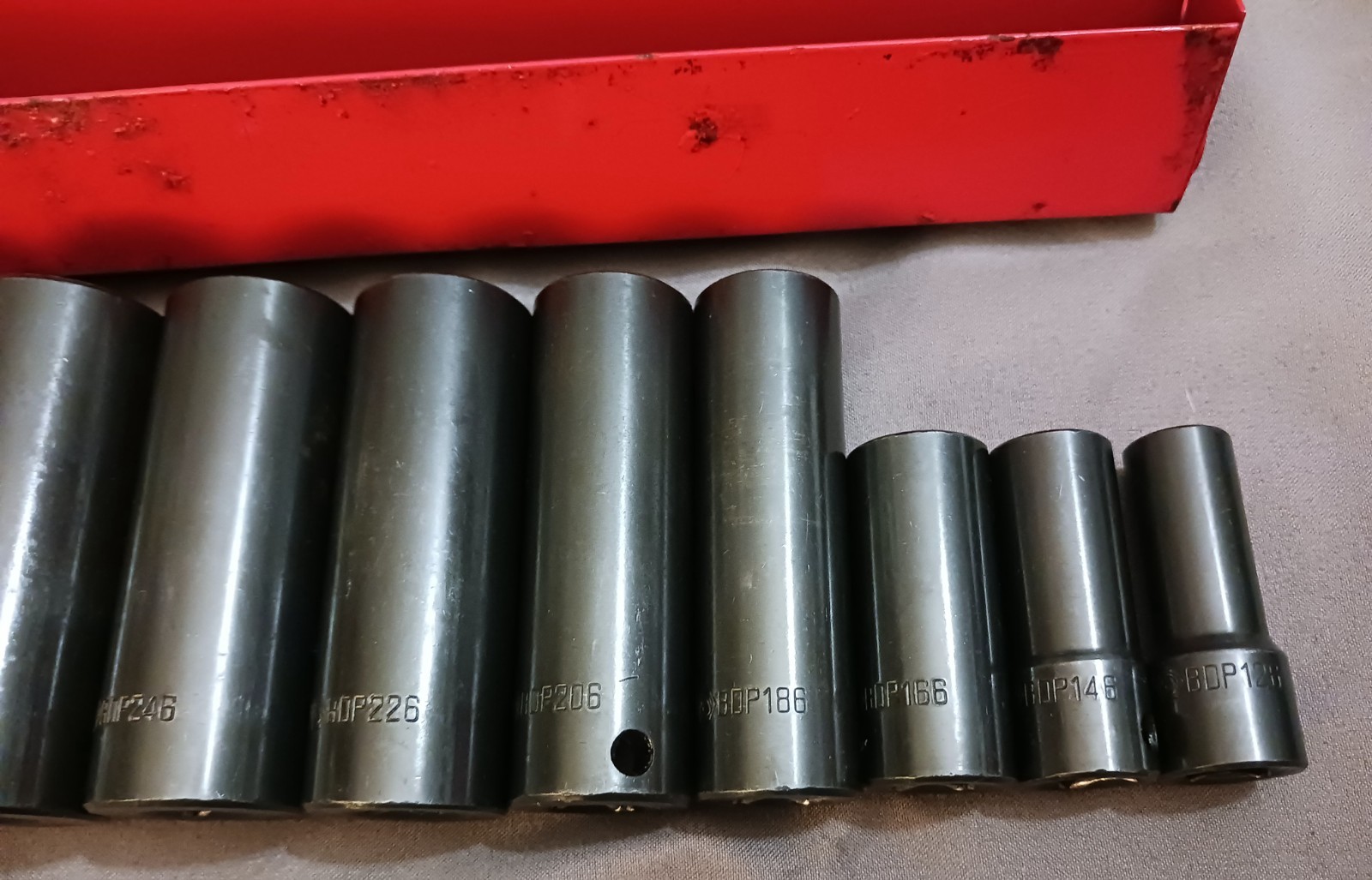 VTG Matco Tools 10pc 3/8″ Drive SAE Deep Impact Socket Set 5/16-7/8″ 6-Point USA