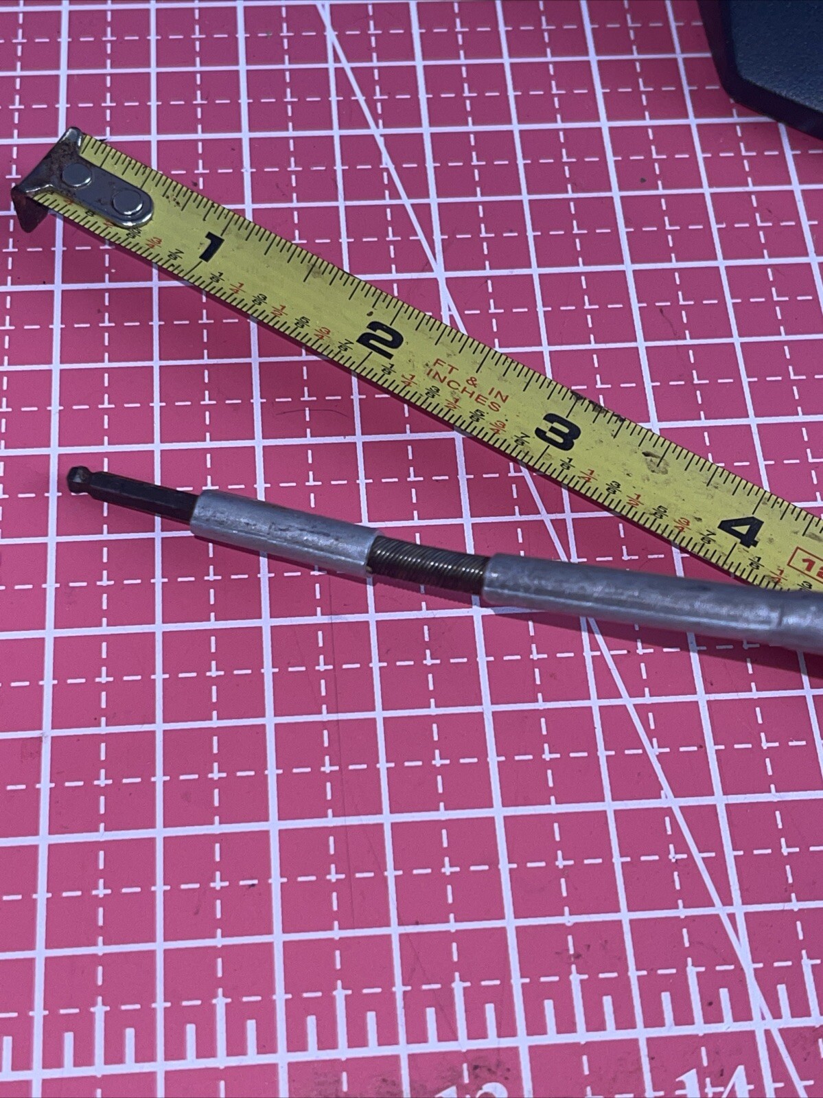 Semi Flexible 1/8 In SAE Allen Hex Screwdriver Carburetor Distributor Tool 12 In