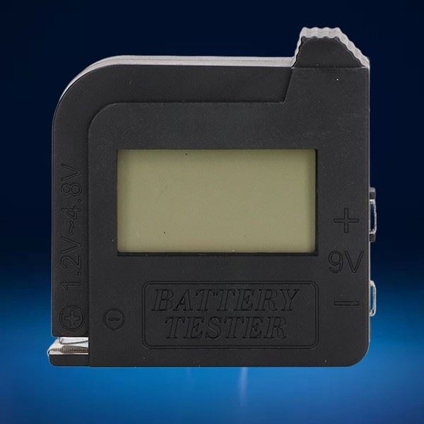 Lightweight Portable Battery Tester with LCD Screen for Various Battery Types