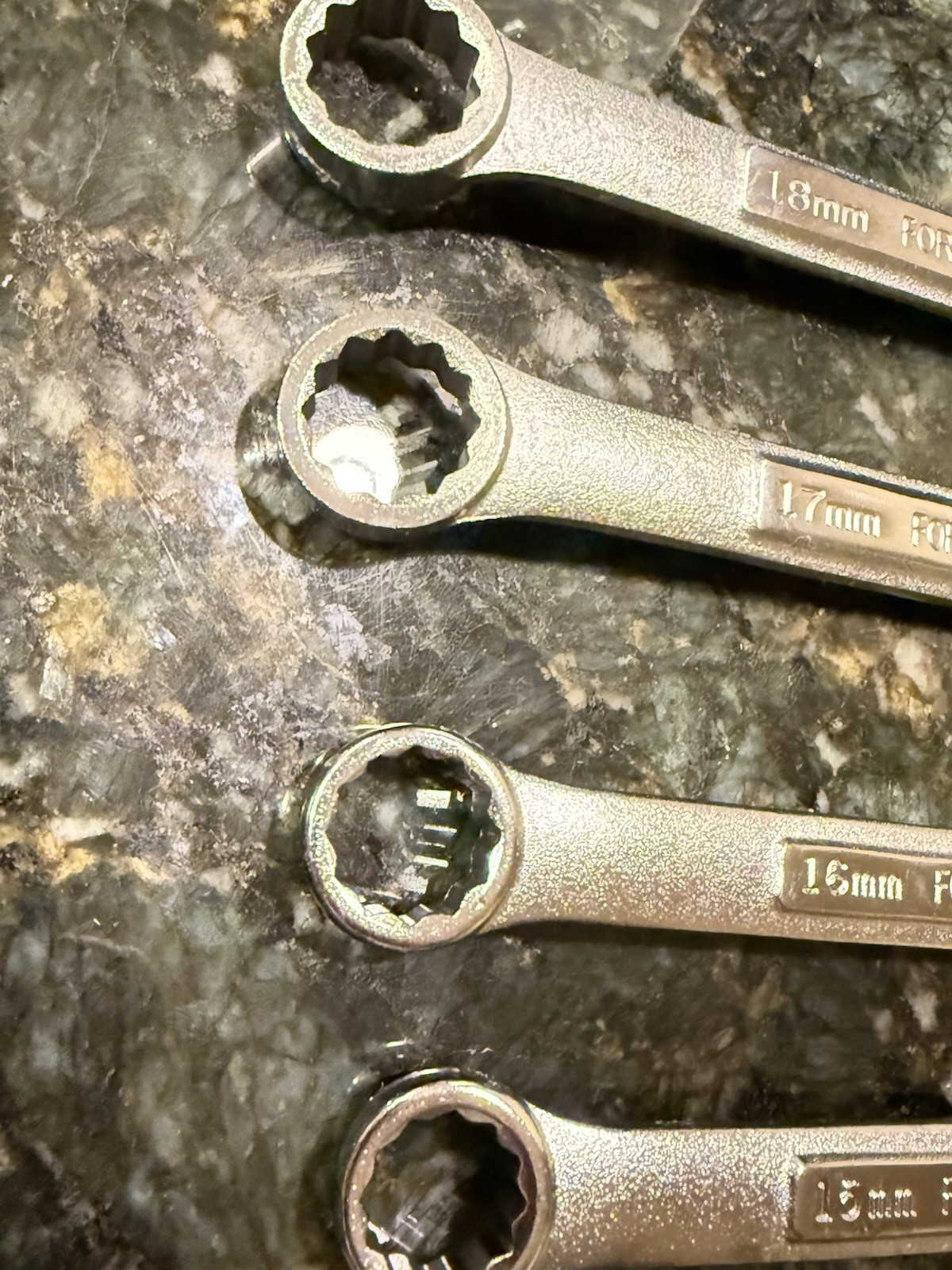 NOS CRAFTSMAN 12pt METRIC Combination Wrench Set 6mm-18 NO Skips (13 pieces) USA