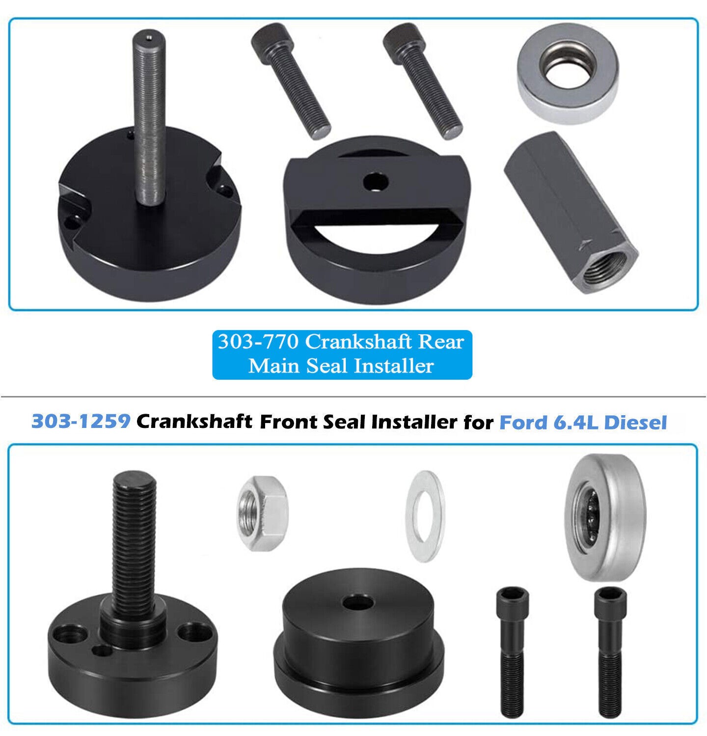 303-1259 & 303-770 Crankshaft Seal Installer for Ford 6.4L Powerstroke F250/350