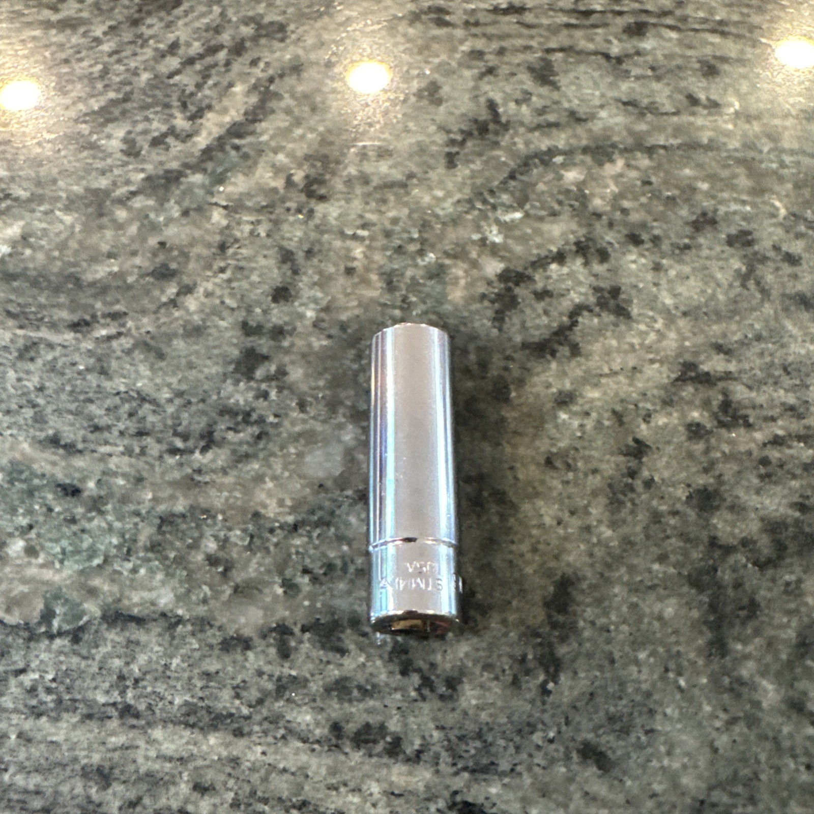 Snap-On stm14 1/4″ Drive 7/16” 6 point deep chrome socket new