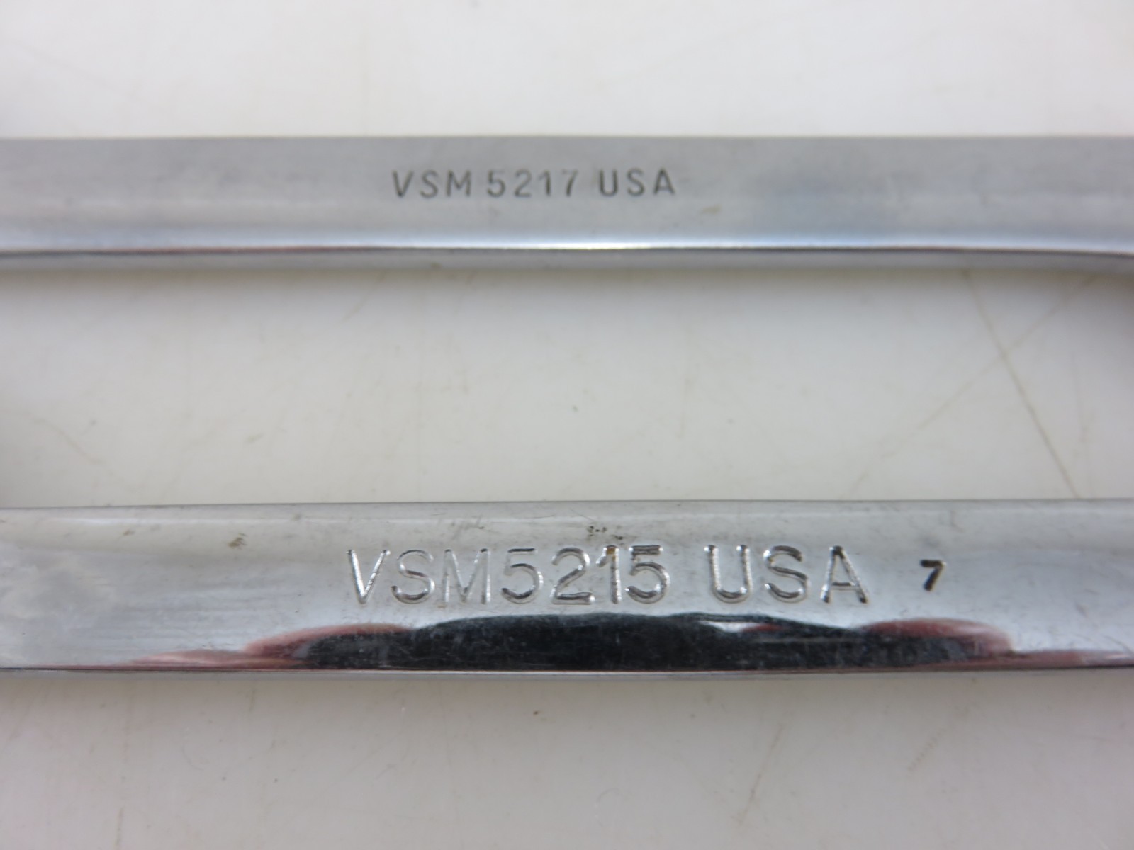 Snap-On VSM Series 4-Way Angle Open End Wrench 4pc Set 11mm, 12mm, 15mm, 17mm