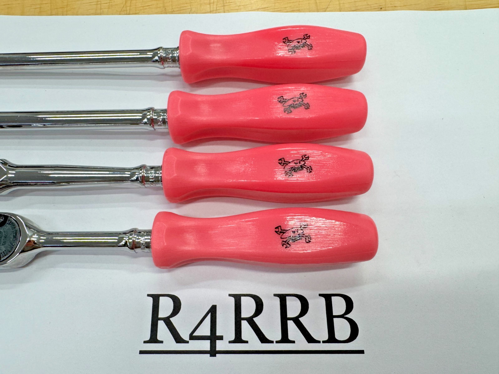 Snap-on Tools USA NEW GUY MARTIN PINK 4pc 1/4″ Drive Assorted Ratchet Set RARE