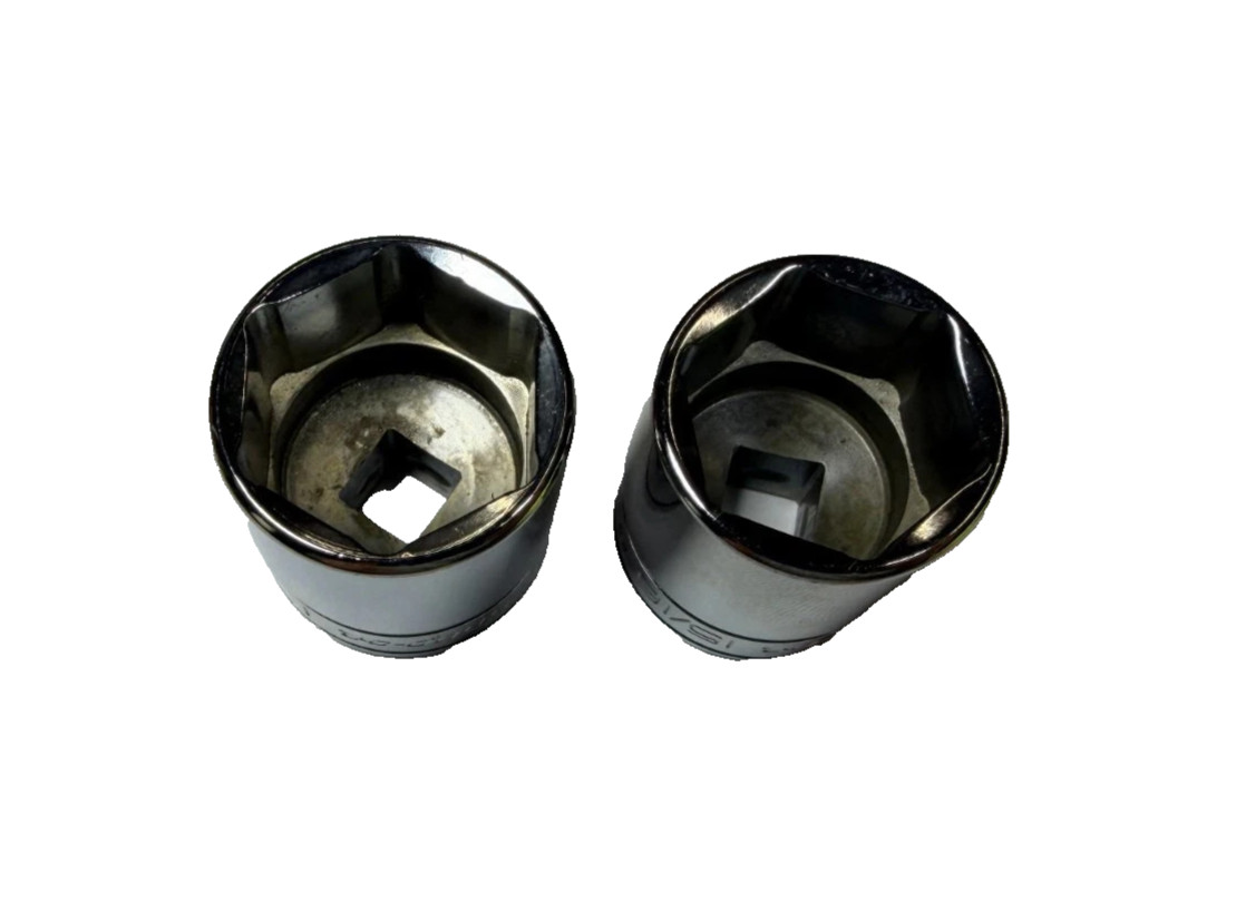 Snap-On Tools NEW 3/8″ drive 15/16″ & 1″ 6-point SHALLOW Sockets FS301 FS321