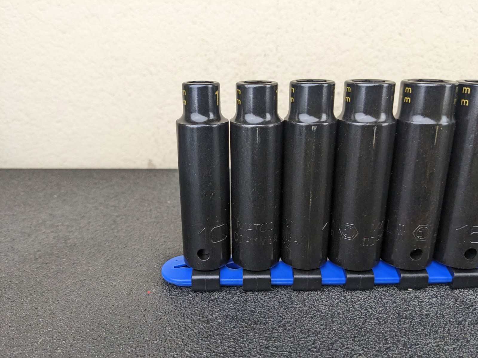 #bp134 Matco Tools NEW 1/2″ Drive METRIC Deep IMPACT Socket Set SCDPM116TA