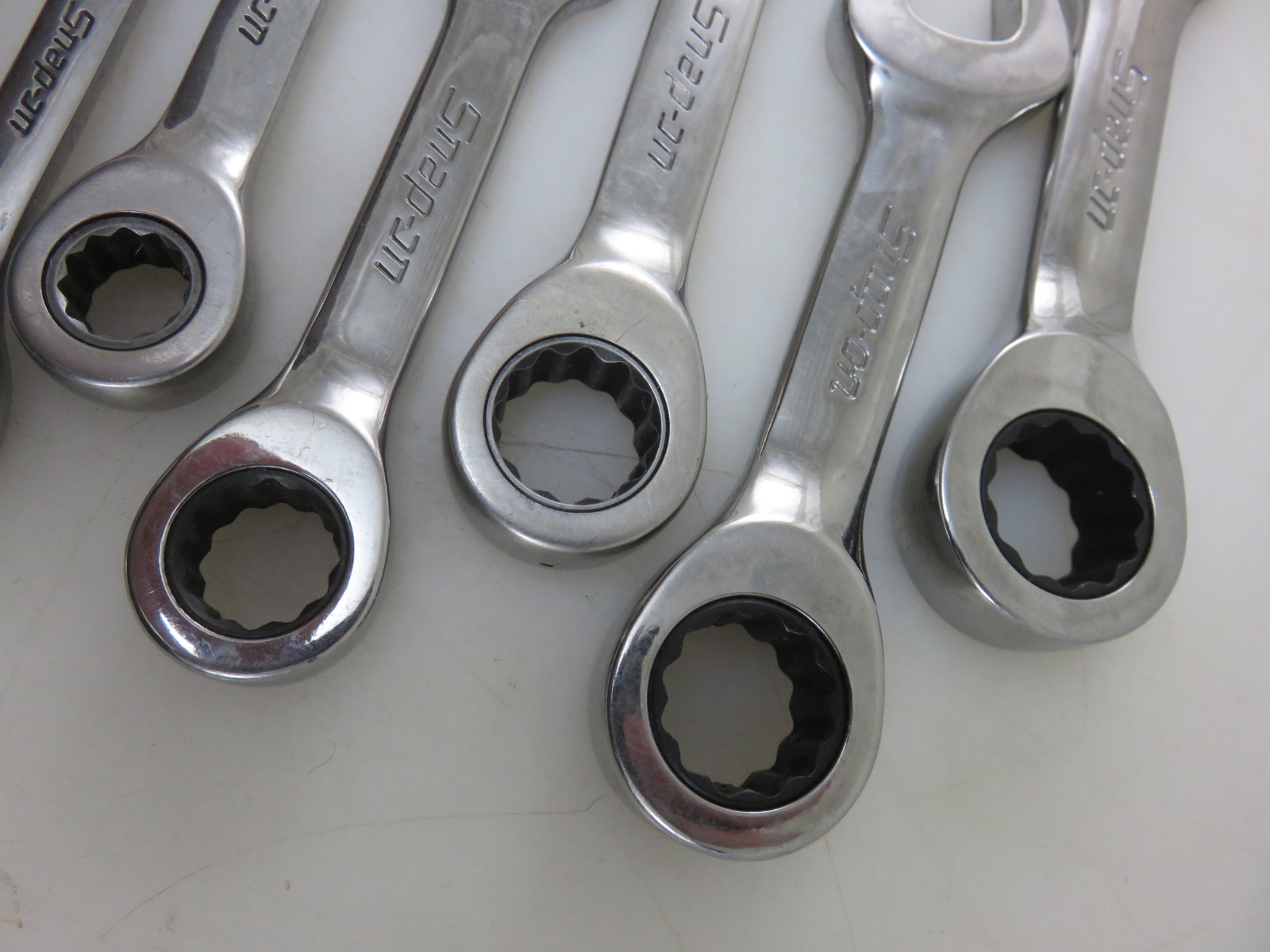 Snap-On METRIC OXIRM Stubby Ratcheting Combination Wrench 7pc Set
