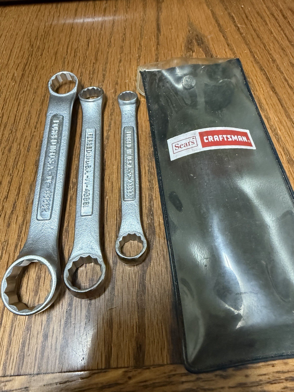 Craftsman -V- Series NEW Short Box End Wrench Set 94365 w/ Case Made in USA