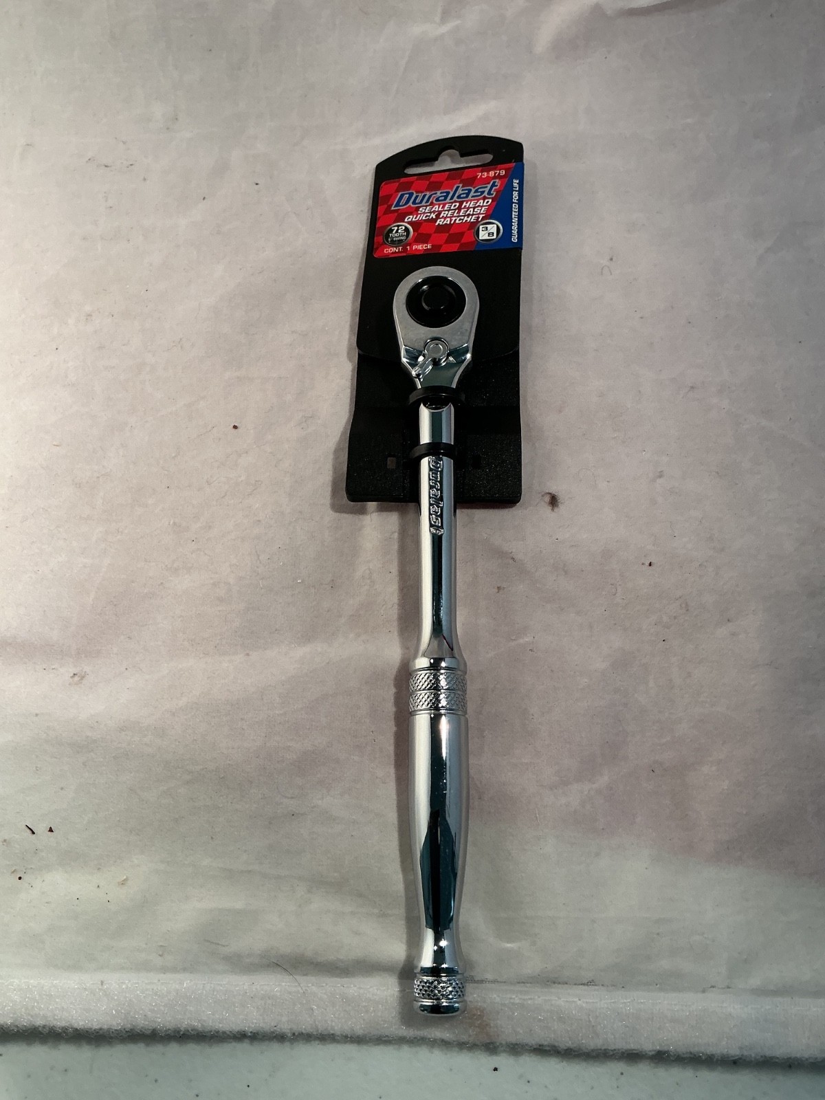 Duralast 73-879 Ratchet 3/8″ Drive 72 Tooth Sealed Head Quick Release 8″ NEW