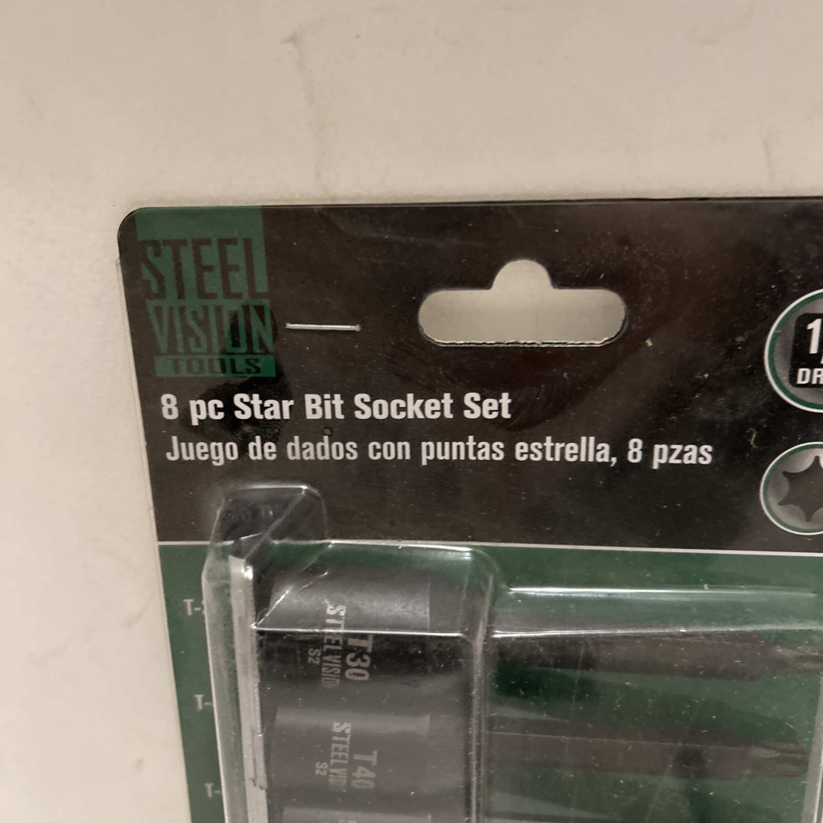 Steel Vision 58122 8pc Star Bit Socket Set 1/2″ Drive, T30-T70