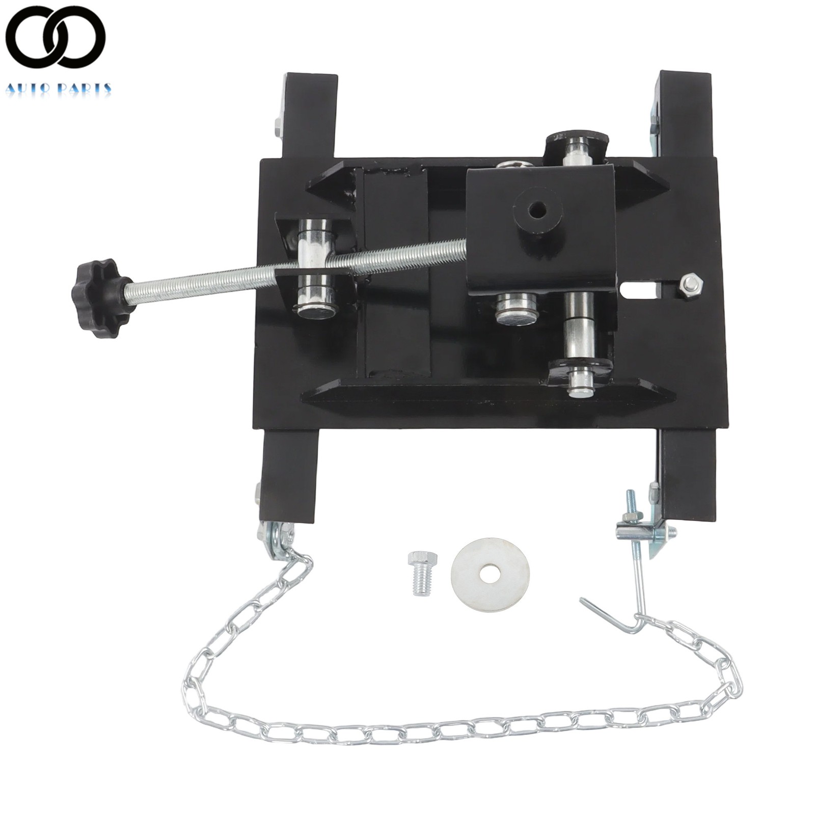 For Vehicle Repairs 1/2 Ton High Capacity Transmission Floor Jack Adapter Black
