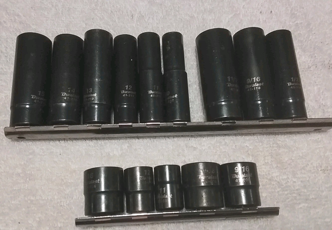14PC DURALAST 3/8″ DRIVE SPLINE DRIVE SAE-METRIC DEEP/ SHALLOW IMPACT SOCKET SET