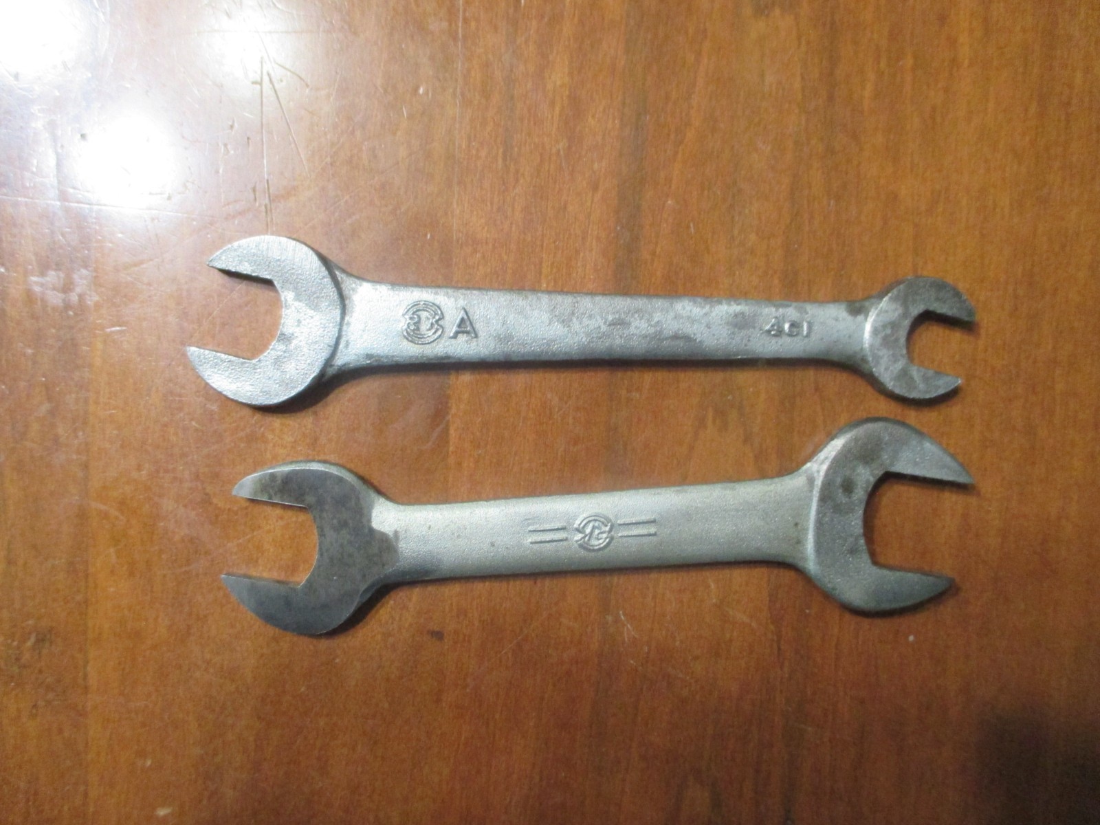 Set of 2 vintage Honda Motors – Metric open wrenches – 10,14,17 . Marked RK