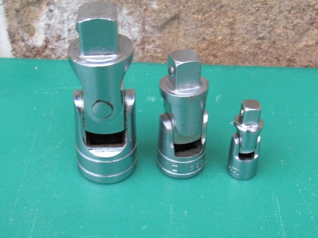 SNAP ON 103UFTS 1/4″ 3/8″ 1/2″ 3 PIECE UNIVERSAL SWIVEL JOINT SET TMU8 FU8A S8