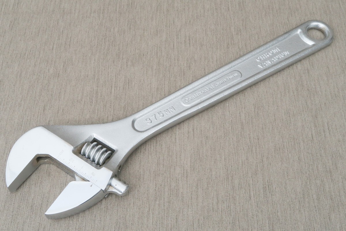 15″ Adjustable Wrench 375mm NICE Quality Continental Made in Taiwan