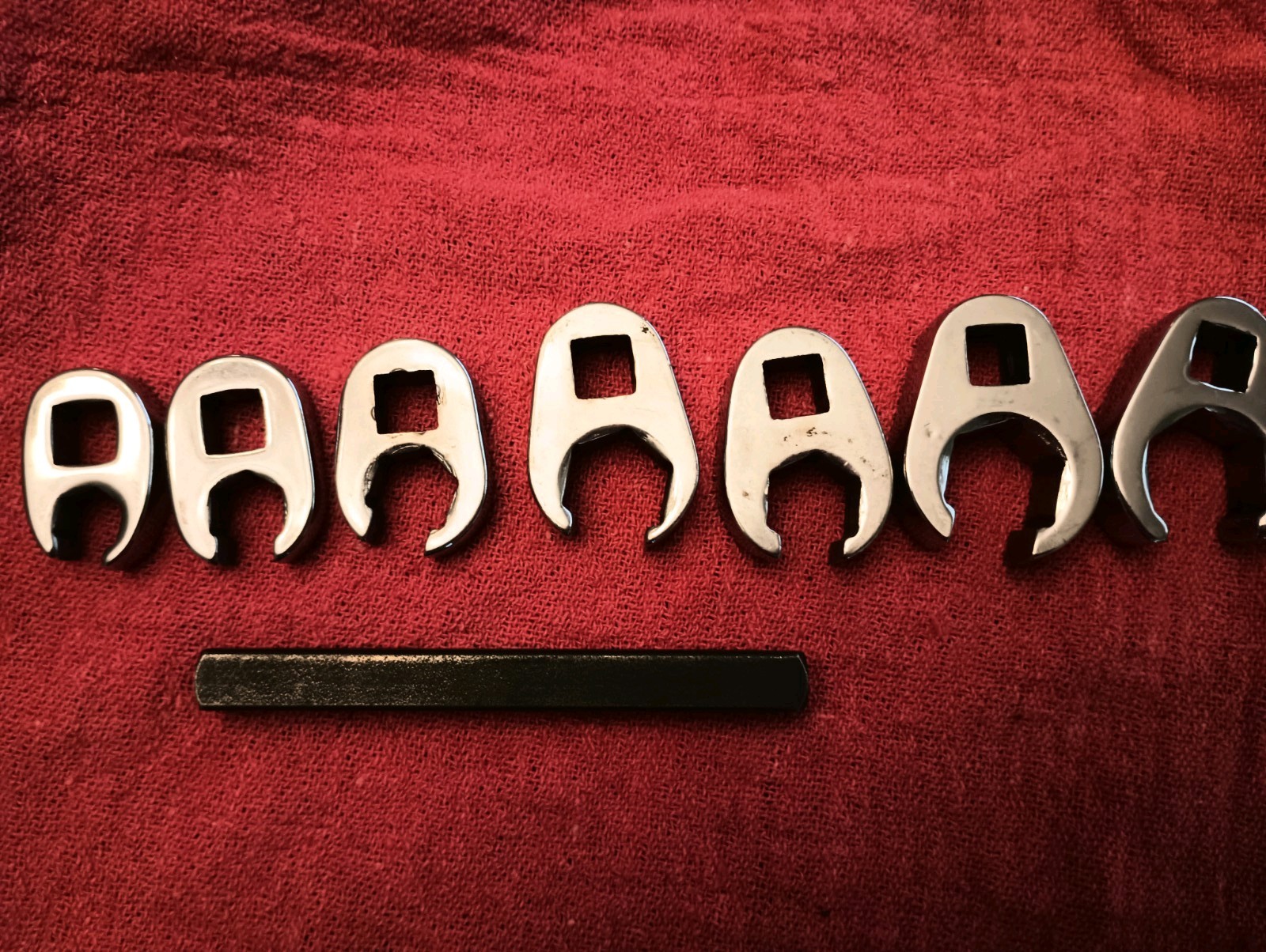 Snap-On 6 Piece Flare Nut Crowfoot Wrenches USA Please Read