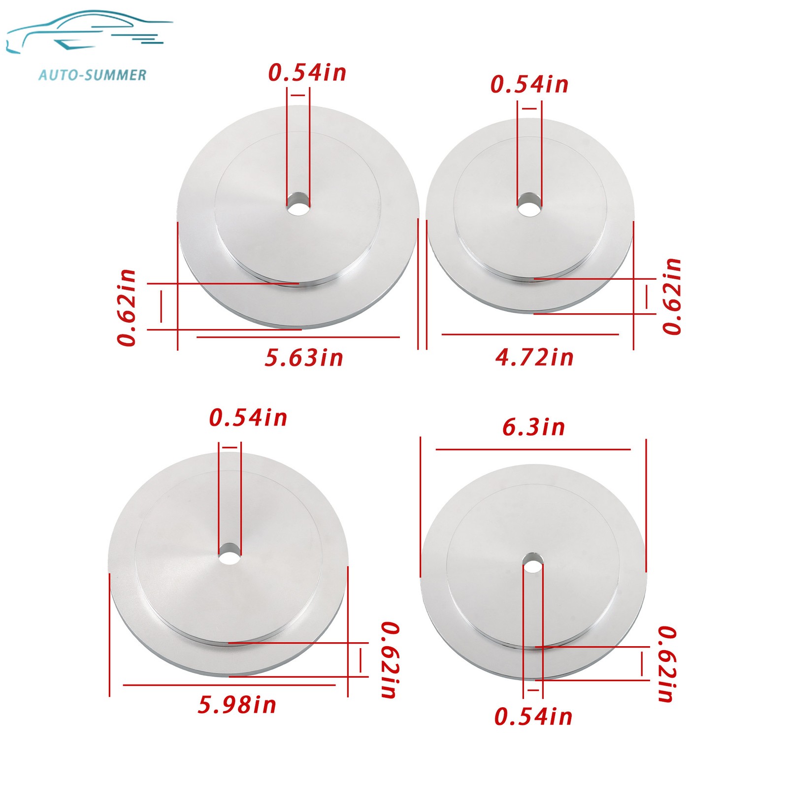 61850 Truck Hub Seal Installer Kit Bearing Race and Heavy Duty Seal Driver Set