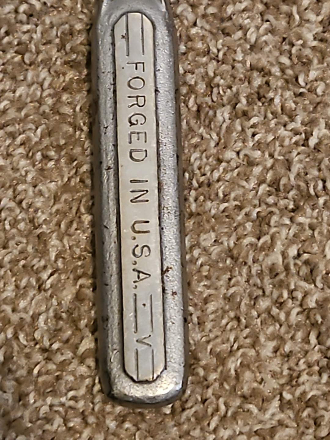 Craftsman USA 1/2″ Drive Flying V Oil Port Ratchet Forged Handle Pear Head Vtg A