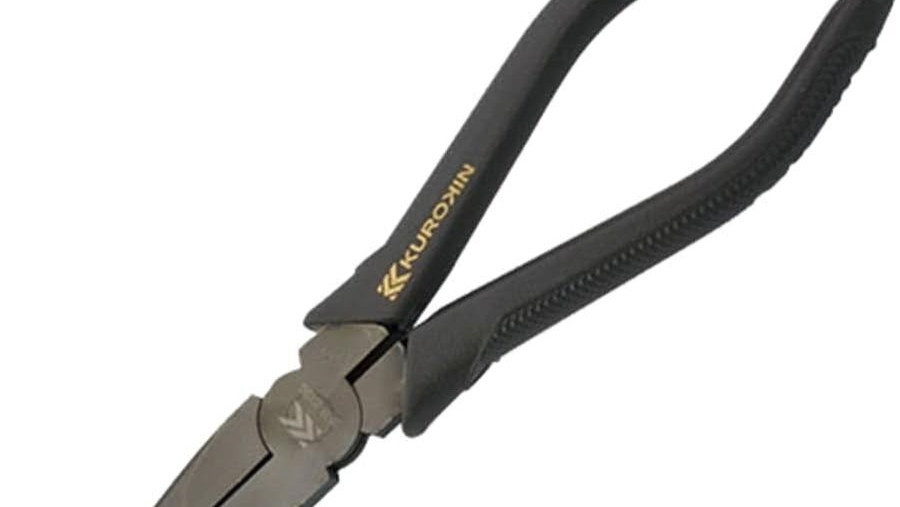 Fujiya 353R-200BG Mechanic Pliers, Black Gold, Cross Knurling