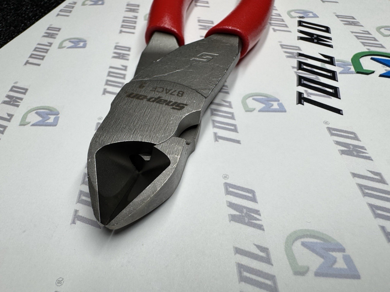 Snap-on Tools USA NEW RED Soft Grip 7″ VectorEdge Diagonal Cutter 87ACF