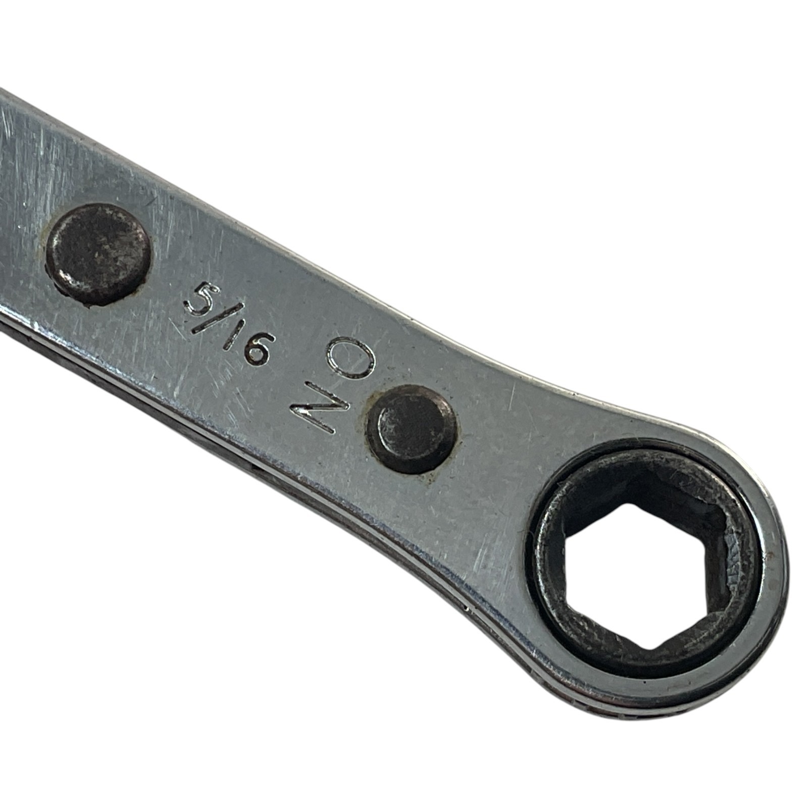 Snap-on Ratcheting Box Wrench 1/4″ 5/16″ 6 Point R810S Sold As Pictured Mechanic