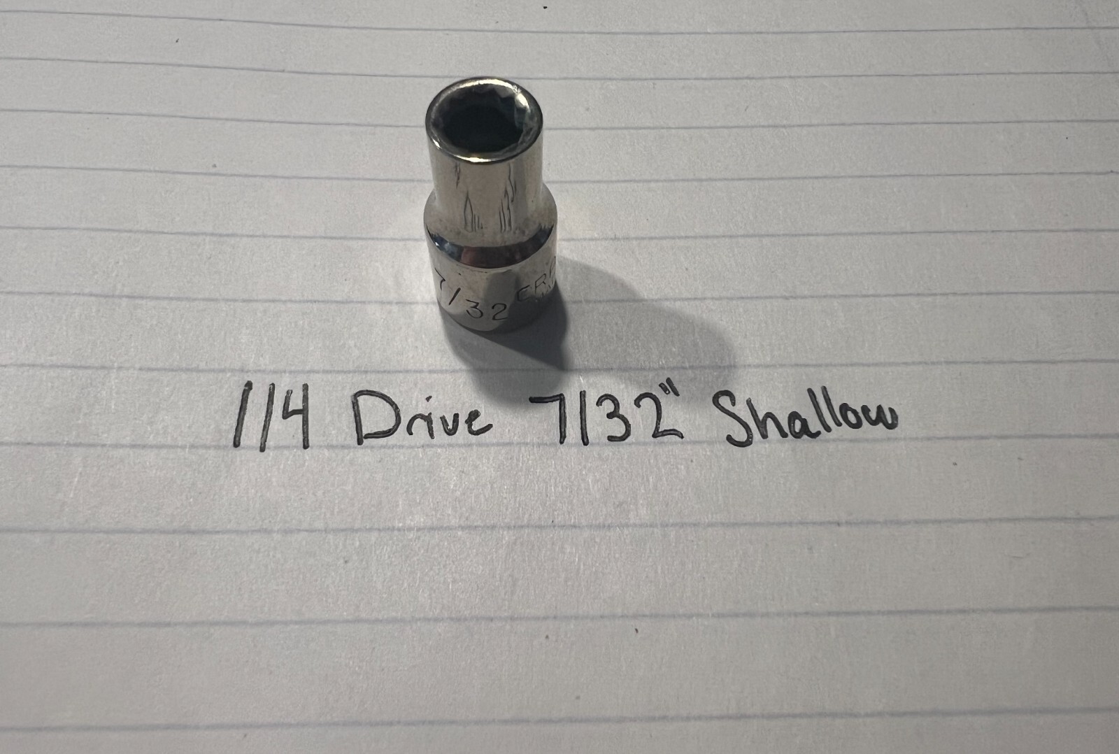 Craftsman USA 1/4″ Dr – SAE and Metric Shallow Socket 6 and 12 Point Pick Sizes!
