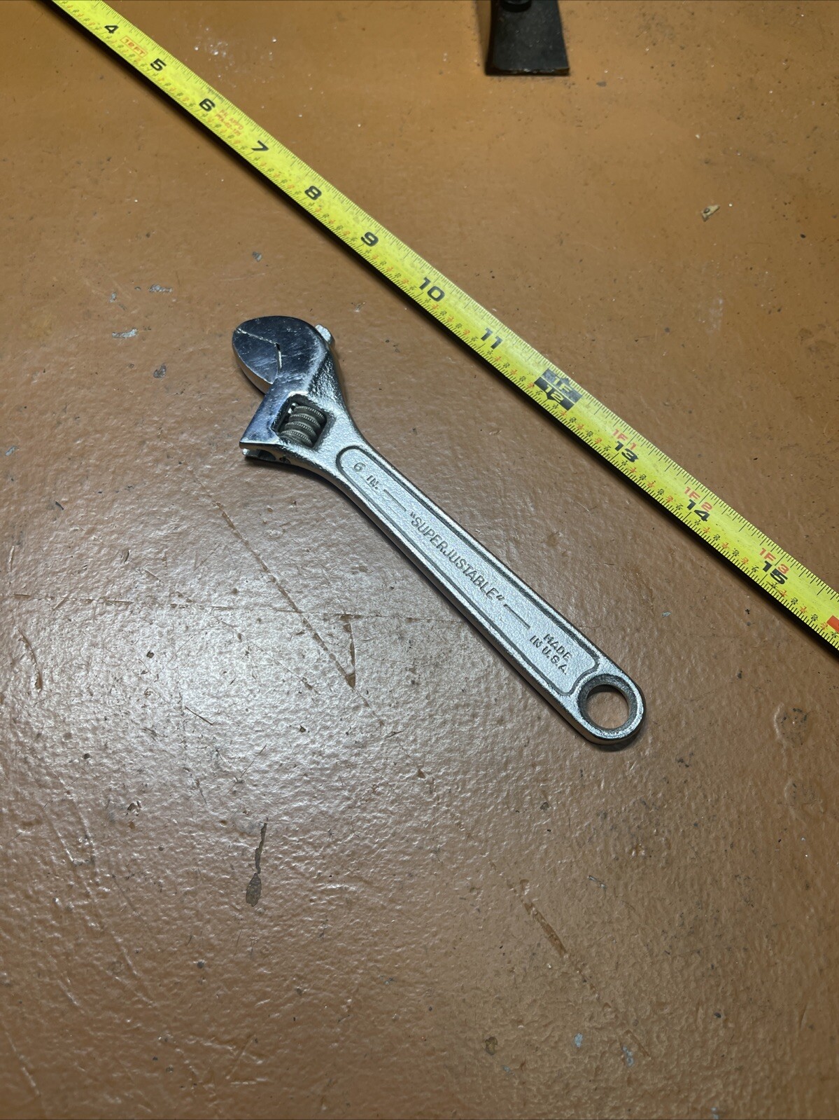 NOS JH Williams USA 6 In Adjustable Crescent Wrench Superjustable – 6″