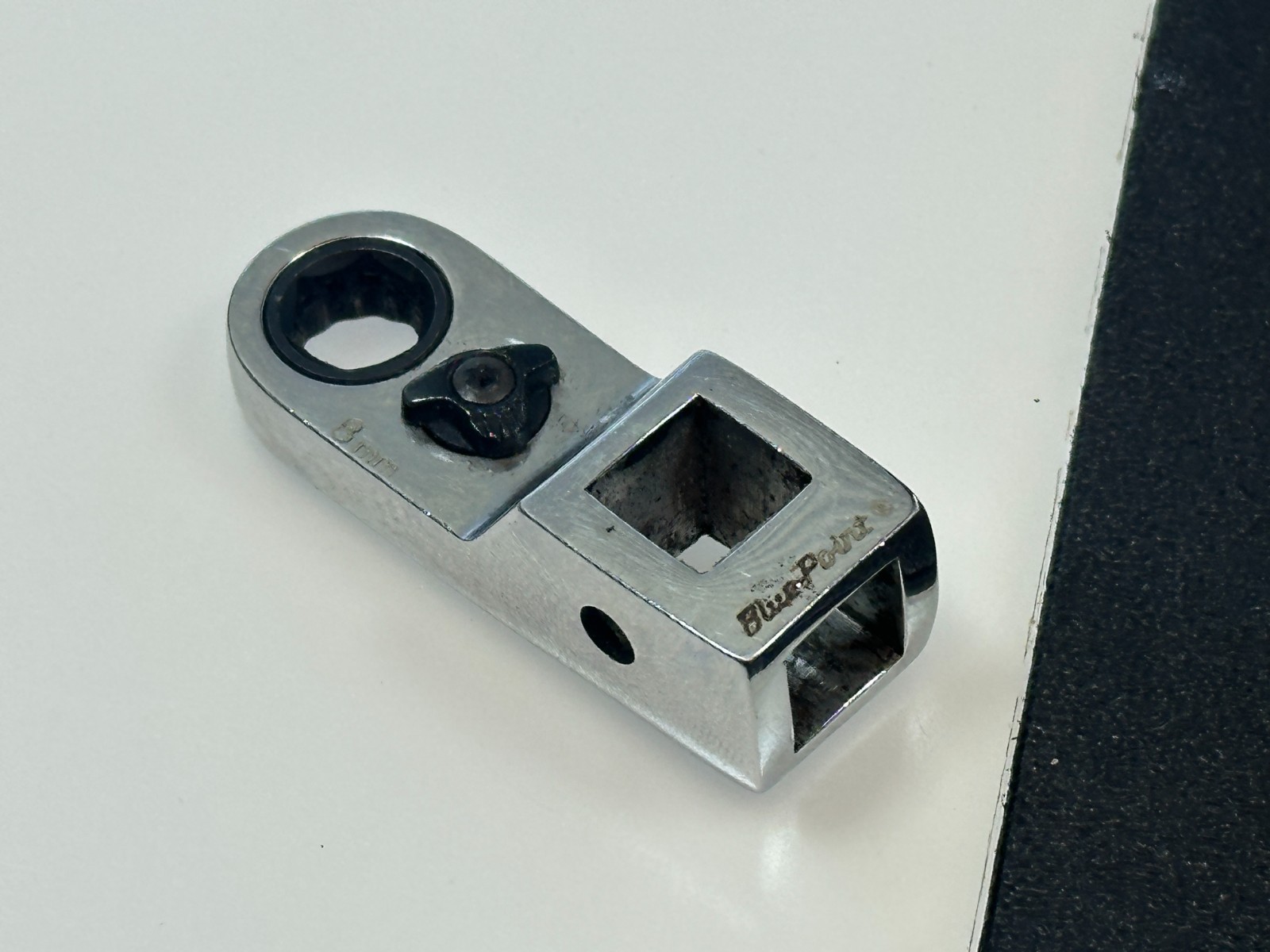 Blue Point BFCRM8 3/8″ Drive 12-Point Metric 8mm Ratcheting Crowfoot Wrench