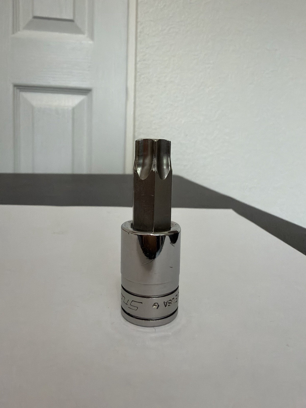 SNAP-ON FTX55E Standard T55 Torx Bit Chrome Socket Driver 3/8” Dr.
