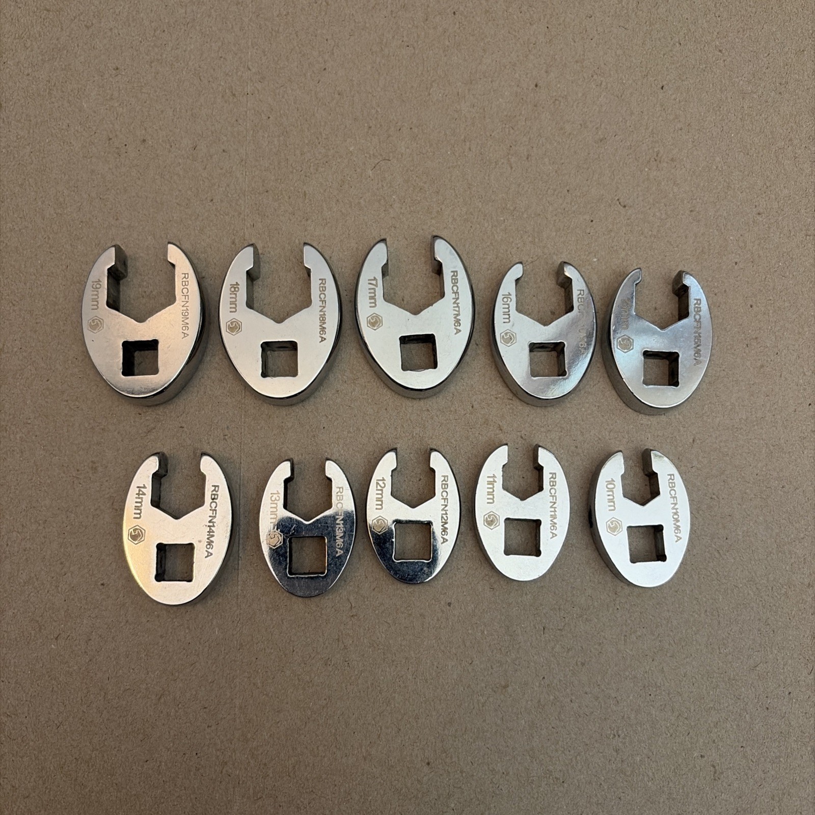 Matco Crows Foot Metric 10 Pc Set – 10-19mm