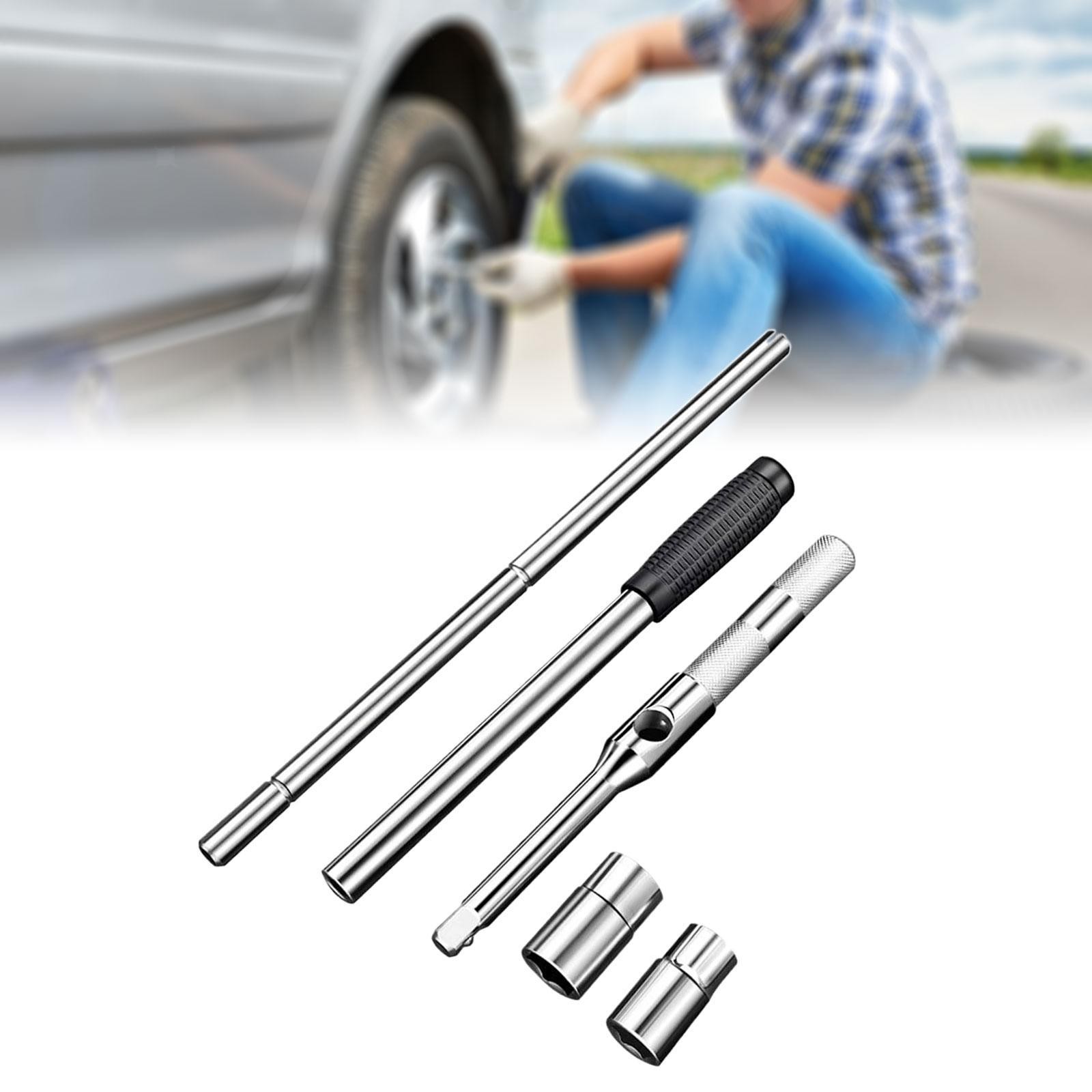 Extended Lug Wrench Standard Sockets Labor Saving Detachable Nut Wrench